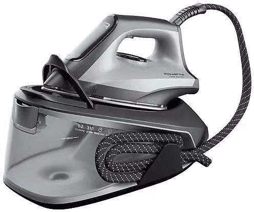 Sistema stirante Rowenta Force Pro 300 VR5430 Green e Black, 2400 W, 6,2 bar, vapore continuo 120 g/min, piastra in acciaio inox e sistema anticalcare integrato