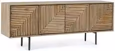 Base soggiorno Darsey Bizzotto in legno marrone L: 140 cm, P: 32,5 cm, H: 53 cm