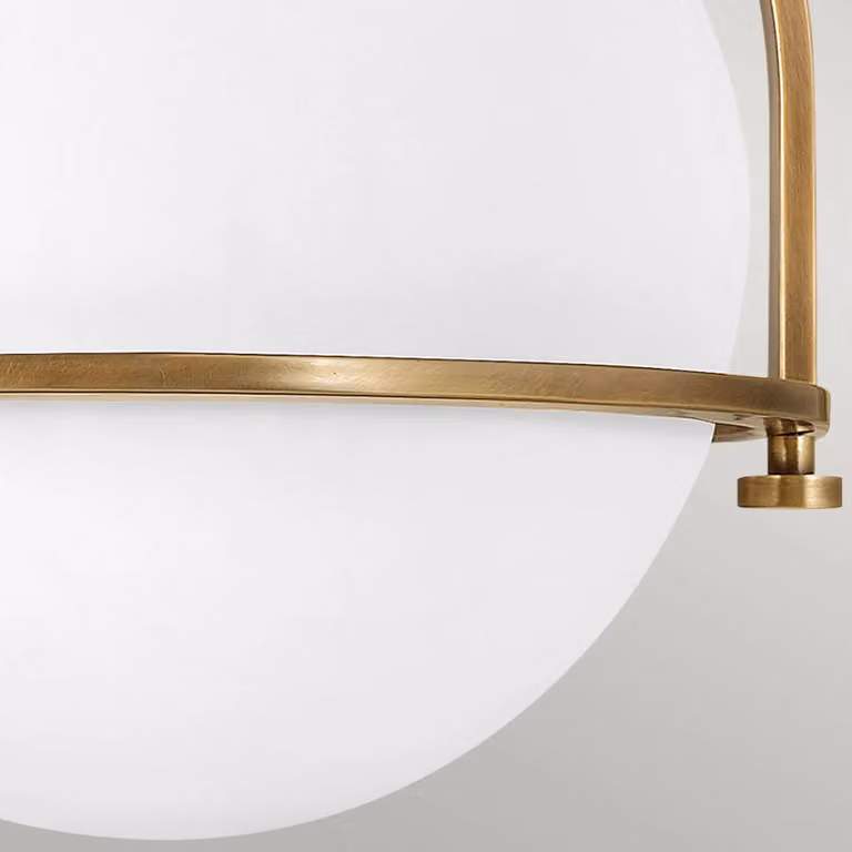 Quintiesse Plafoniera soffitto Somerset, dimmerabile, Ottone / Oro, Soggiorno / Sala da pranzo, Metallo, Plafoniera