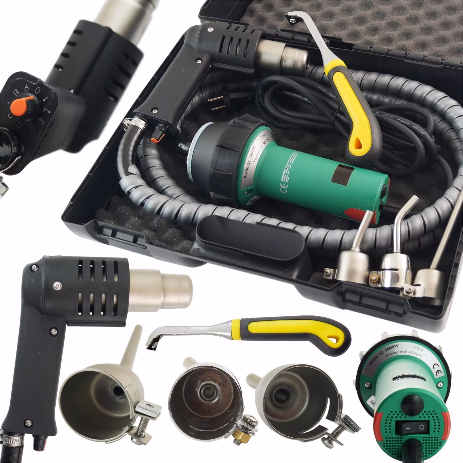 Saldatrice per plastica BOSITE S2 180 l/m 1600 W