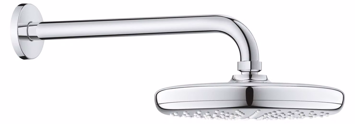 Doccia a soffitto Tempesta 210, cromata, 2 getti, rotonda, 26,5 cm