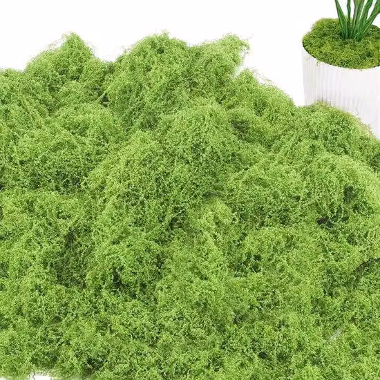 Erba sintetica 200 g per decorazioni, erba sintetica islandese per decorazioni, erba sintetica per lavoretti creativi e decorazioni