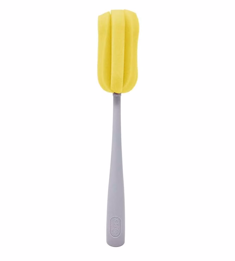 Apex Spazzola Lavabicchieri con Spugna Morbida Antigraffio 31 cm
