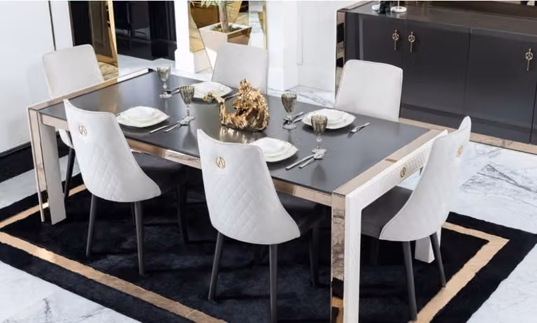 Tavolo Mobili in legno massiccio dall'Italia Tavoli per la sala da pranzo Tavolo da pranzo