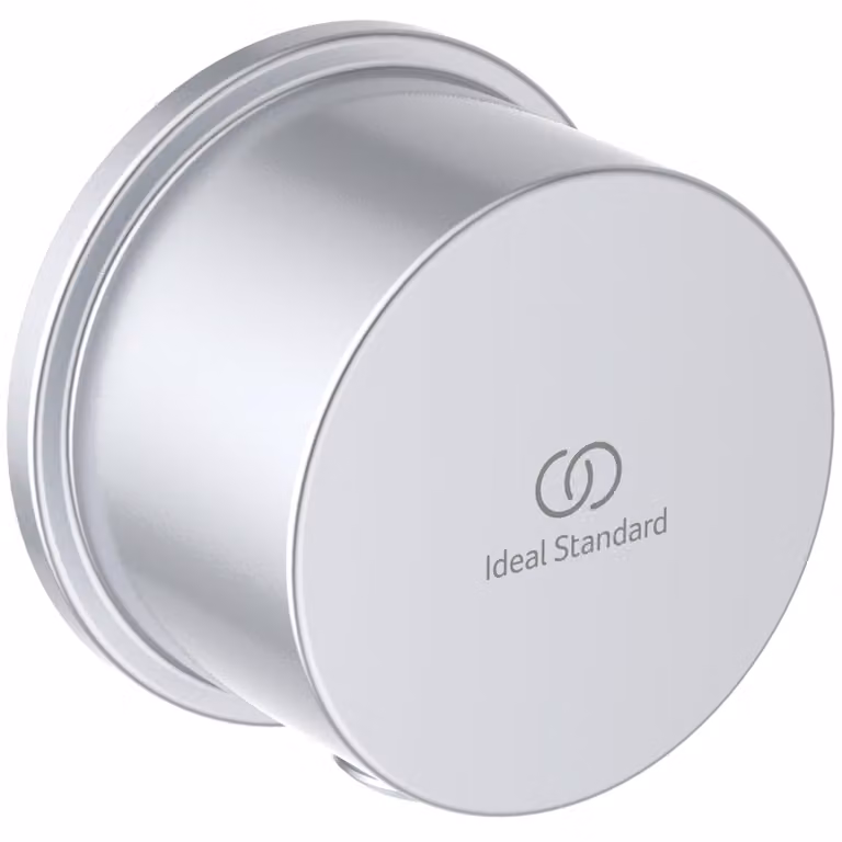 Gomito di collegamento a parete IDEALRAIN rotondo G 1/2inch argento argento