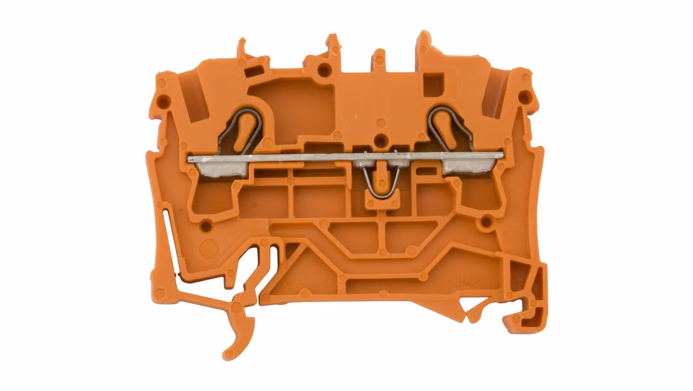 Morsetto passante a 2 conduttori, TS 35 - Morsetto passante 5,2mm 24A 2002-1202