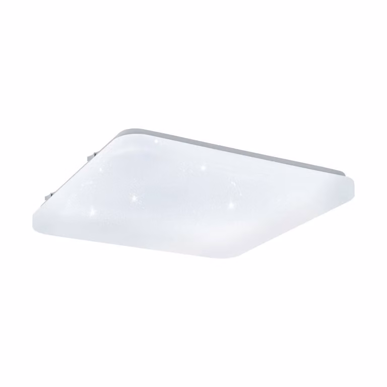 Plafoniera Moderna Frania-S Acciaio Bianco Led Integrato 14,6W