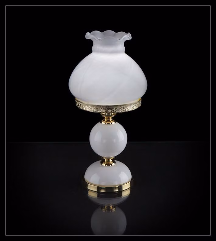 Leuchte Kristall Schreibtisch Lampe Tischlampe Elite Bohemia Steh Nachttisch