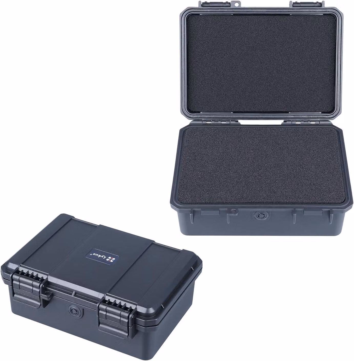 Custodia impermeabile IP66, dimensioni 18x12x6,8 cm, con imbottitura in schiuma, ideale per telefoni cellulari