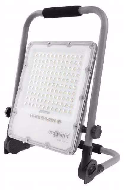Proiettore da lavoro portatile con batteria LED 30W 5000K Ecolight EC20495