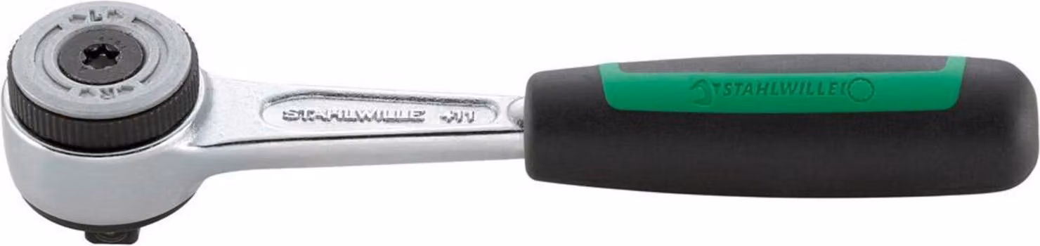 Stahlwille 411-2K 11231011 Forward/reverse ratchet 1/4 (6.3 mm) 118 mm