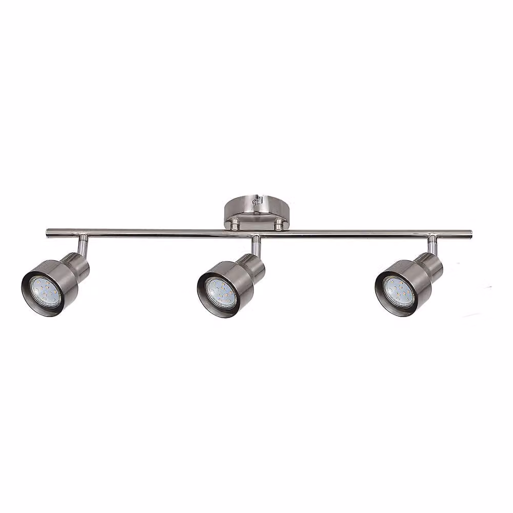 Rabalux 3185 Faretto da soffitto a 3 punti luce Blake, GU10, argento, stile moderno, 58 cm