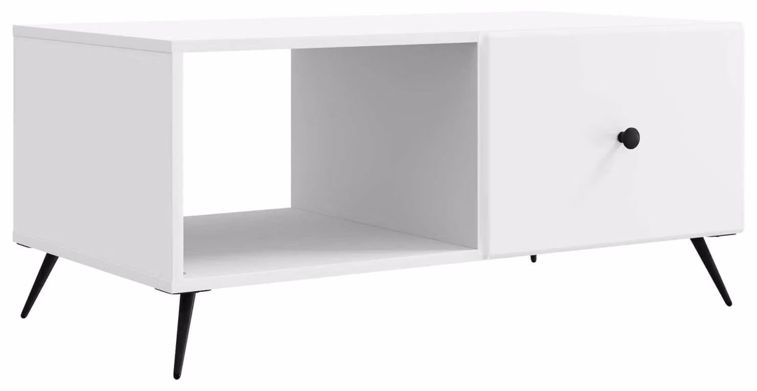 Tavolino da salotto Bianco 90 x 50 x 40 cm Legno ingegnerizzato