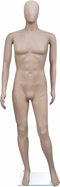 Manichino Uomo con Testa Arrotondata 30027