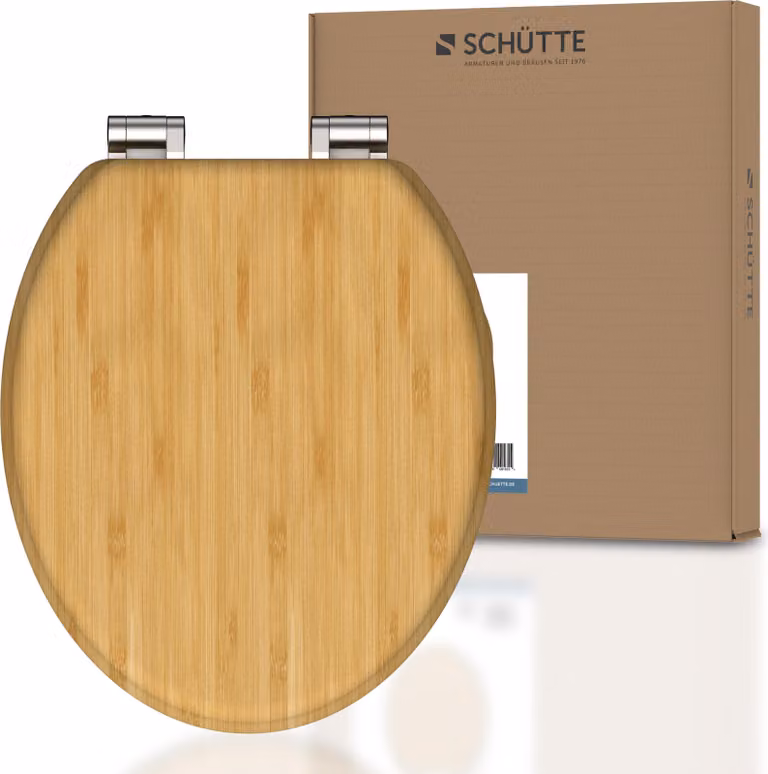 Sedile WC in bambù DARK