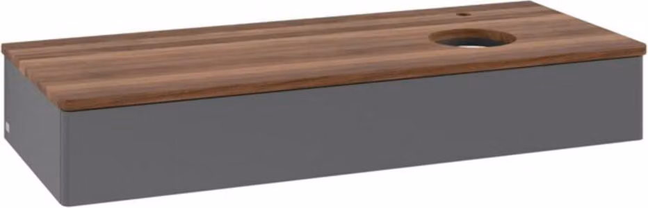 V&B Mobiletto senza struttura frontale, con illuminazione Antao 120x19x50cm, HL, WBP w wa, A m Lac