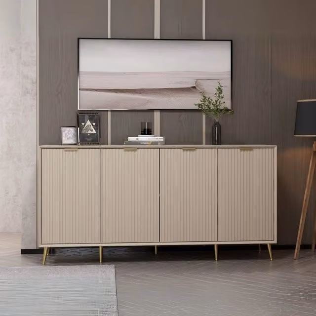 Madia Kale 4 ante cashmere effetto cannettato 180x45x90H : Eleganza e Funzionalità