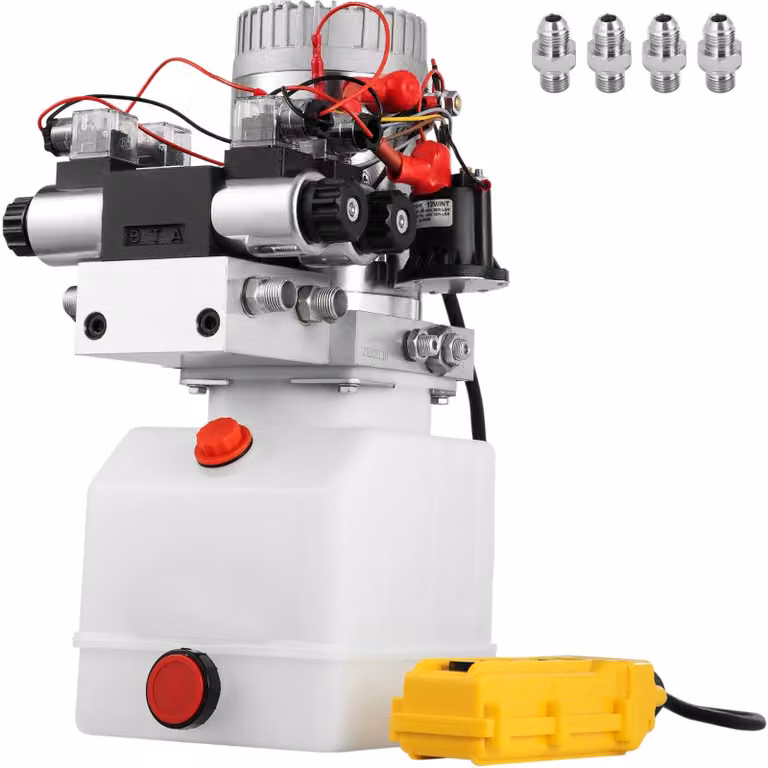 Pompa idraulica – Gruppo idraulico – Motore a 12V DC – Serbatoio da 4,5 litri