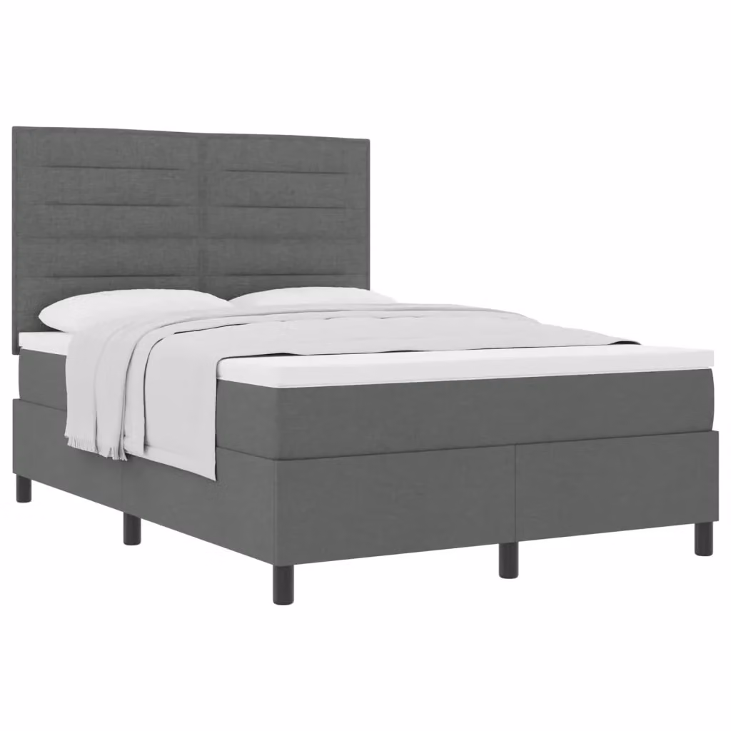 Letto con materasso a molle a tasche vidaXL Grigio, L/P: 140 x 200 cm – 2