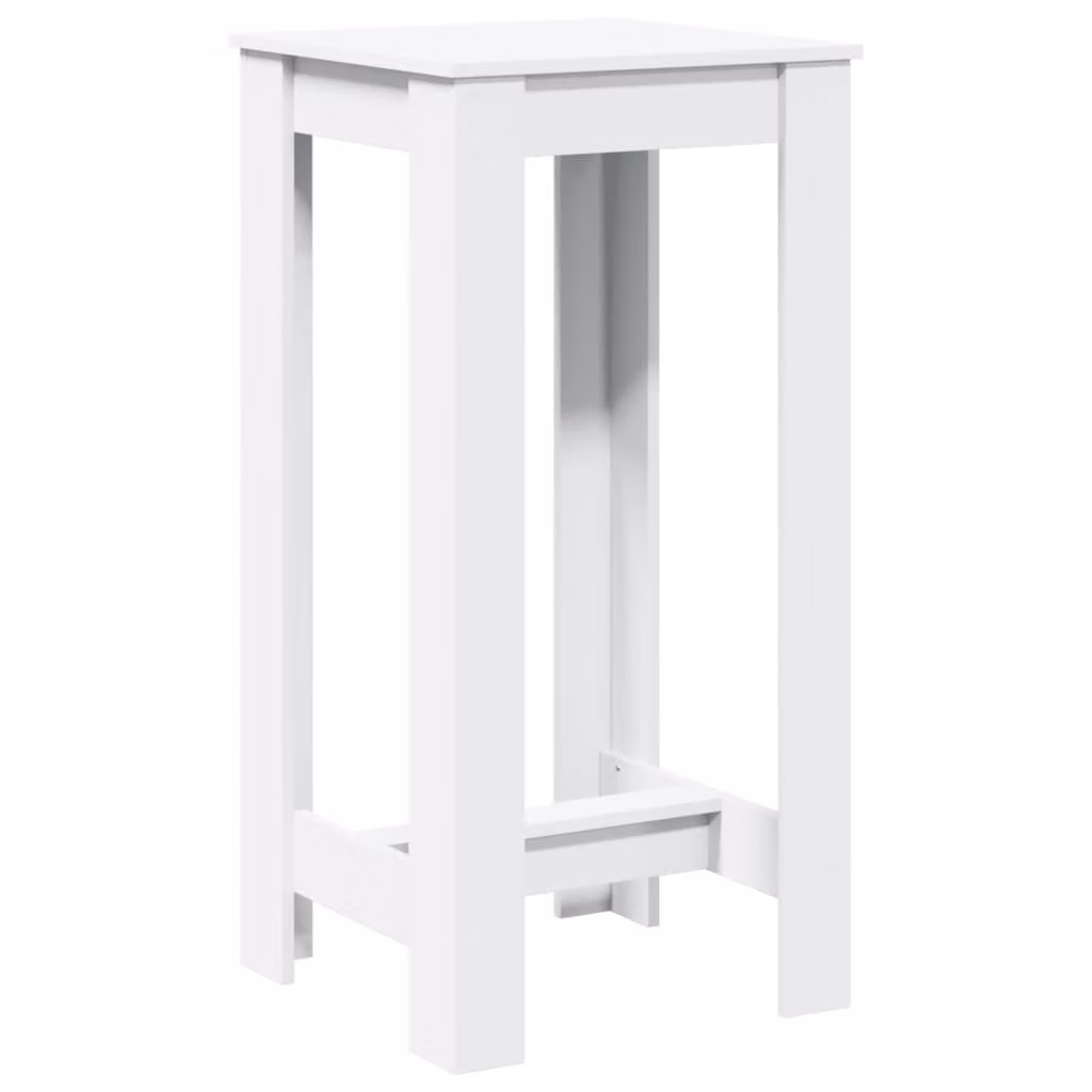 Tavolo da Bar Bianco 51x50x103,5 cm in Truciolato