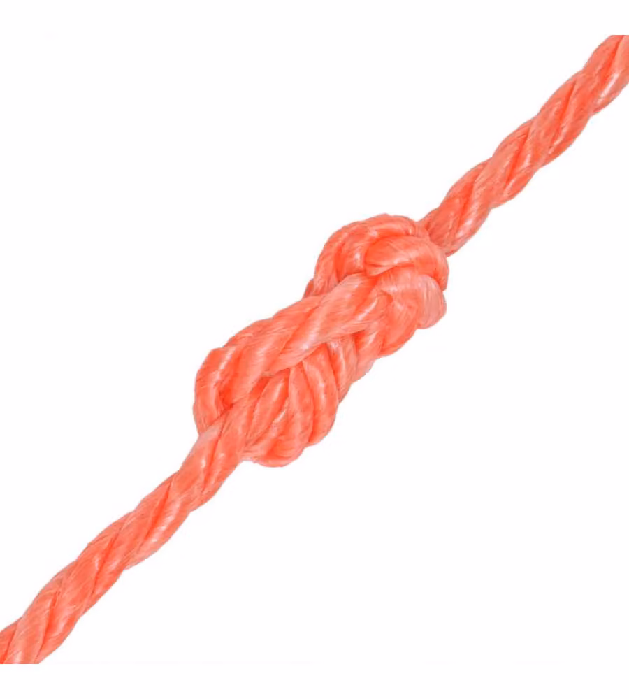 Corda Intrecciata in Polipropilene 6 mm 500 m Arancione