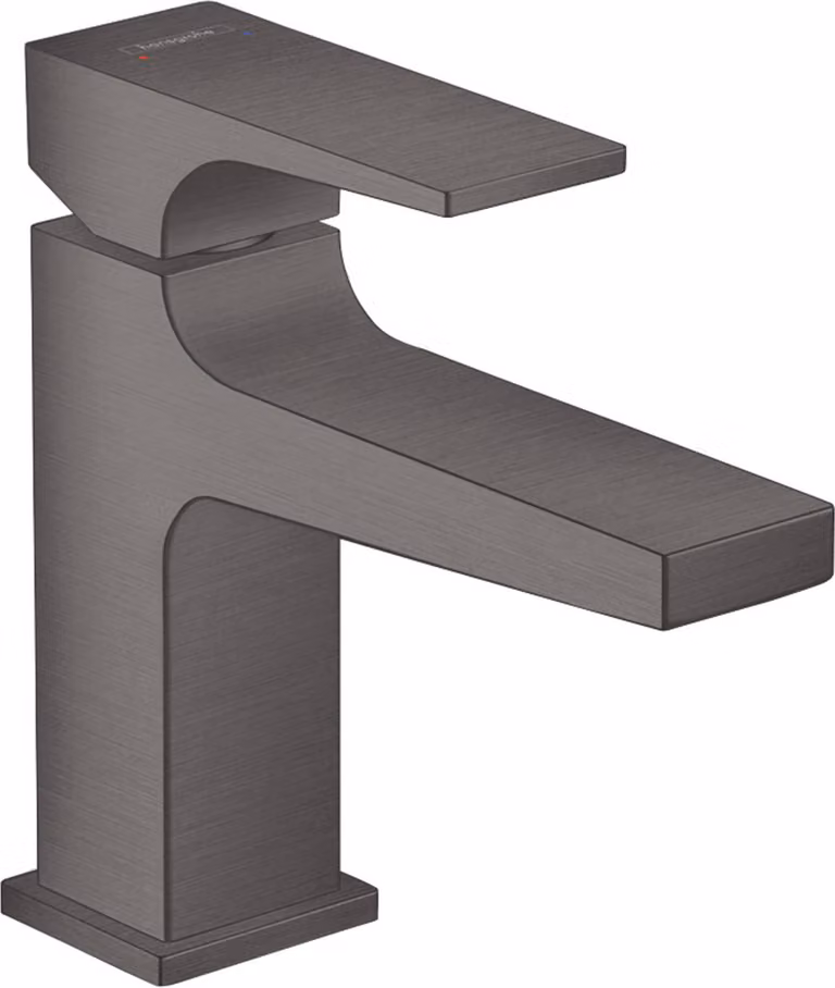 hansgrohe Metropol mitigeur monocommande pour lavabo 100, poignée, vidage par pression, pour lavabo à main, saillie 127mm, 32500340, 32500340