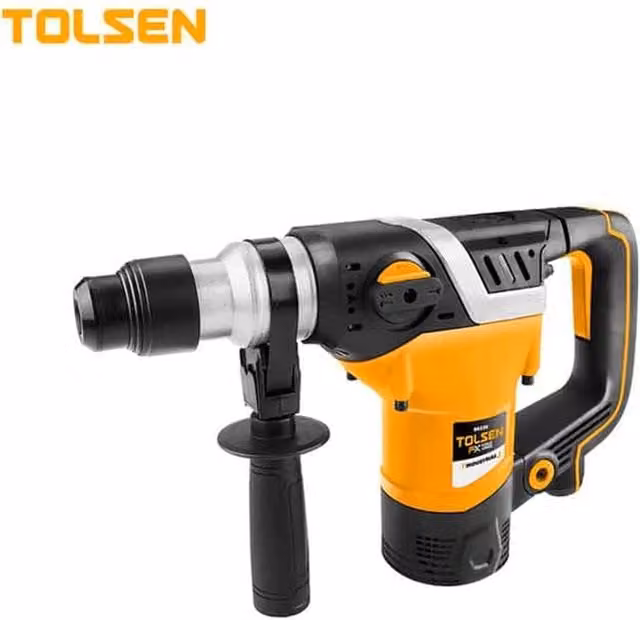 Trapano Martello Perforatore Demolitore Tolsen 1100W SDS Plus 4200 bpm Arancione