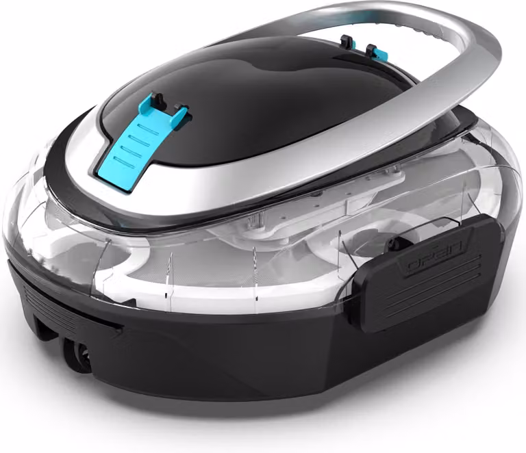 Robot per piscina, colore nero intenso