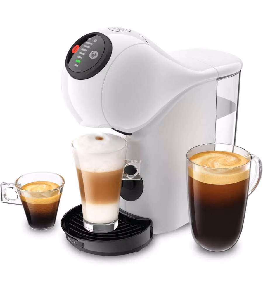 Macchina caffè a capsule Krups Genio S KP2431K bianca, compatibile con Dolce Gusto, con serbatoio da 0,8 l e spegnimento automatico – 3
