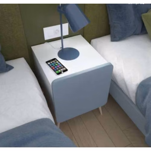 Comodino Sweet con anta e piedini S75