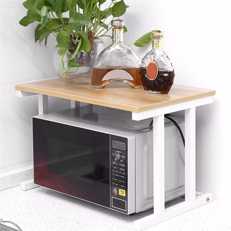Portaspezie magnetico, salvaspazio - Portaoggetti da cucina a colonna - Design a due livelli - 57 x 38 x 35 cm - Sicuro e resistente - Organizza la tua cucina