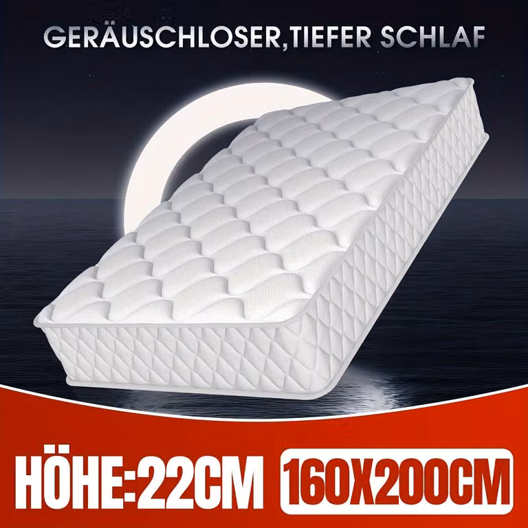 Materassi - Materassi da viaggio - Materassi a molle insacchettate - Materassi ergonomici - Materassi a 7 zone - Dimensioni: 90x200 cm / 140x200 cm
