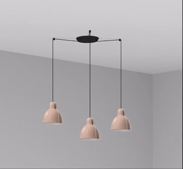 VENICE 3L, Lampada a Sospensione per Interni, Faro Barcelona Colore: Rosa
