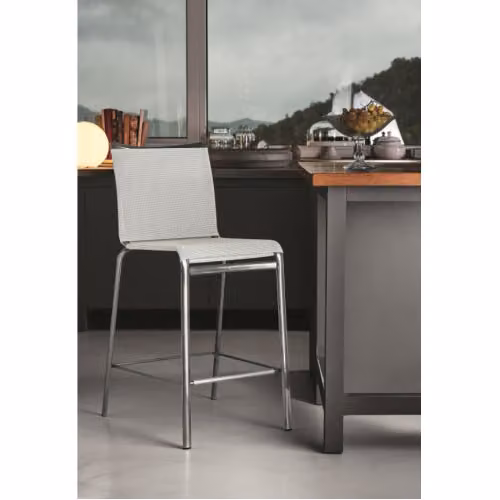 Sgabello Net alto e moderno da cucina Bontempi Casa