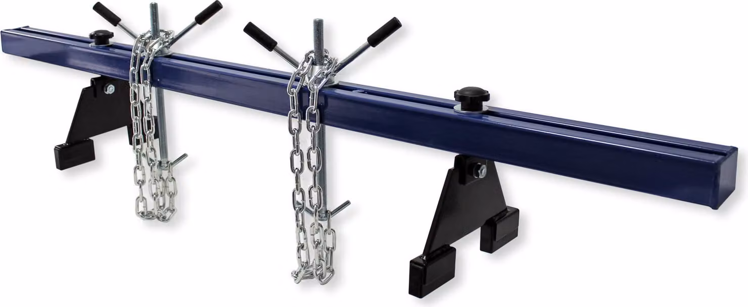 Ponte motore Wiltec fino a 500 kg Traversa parafango per riparazione motori Supporto motore, sollevatore motore