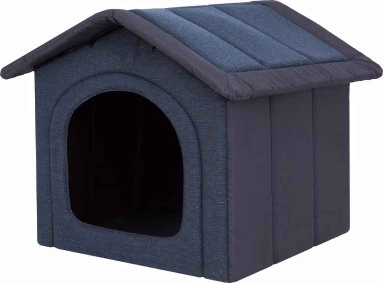 Cuccia per cani, rifugio, posto per dormire, tana - Inari - 44 x 38 x 45 cm [Taglia: R2] - Blu navy