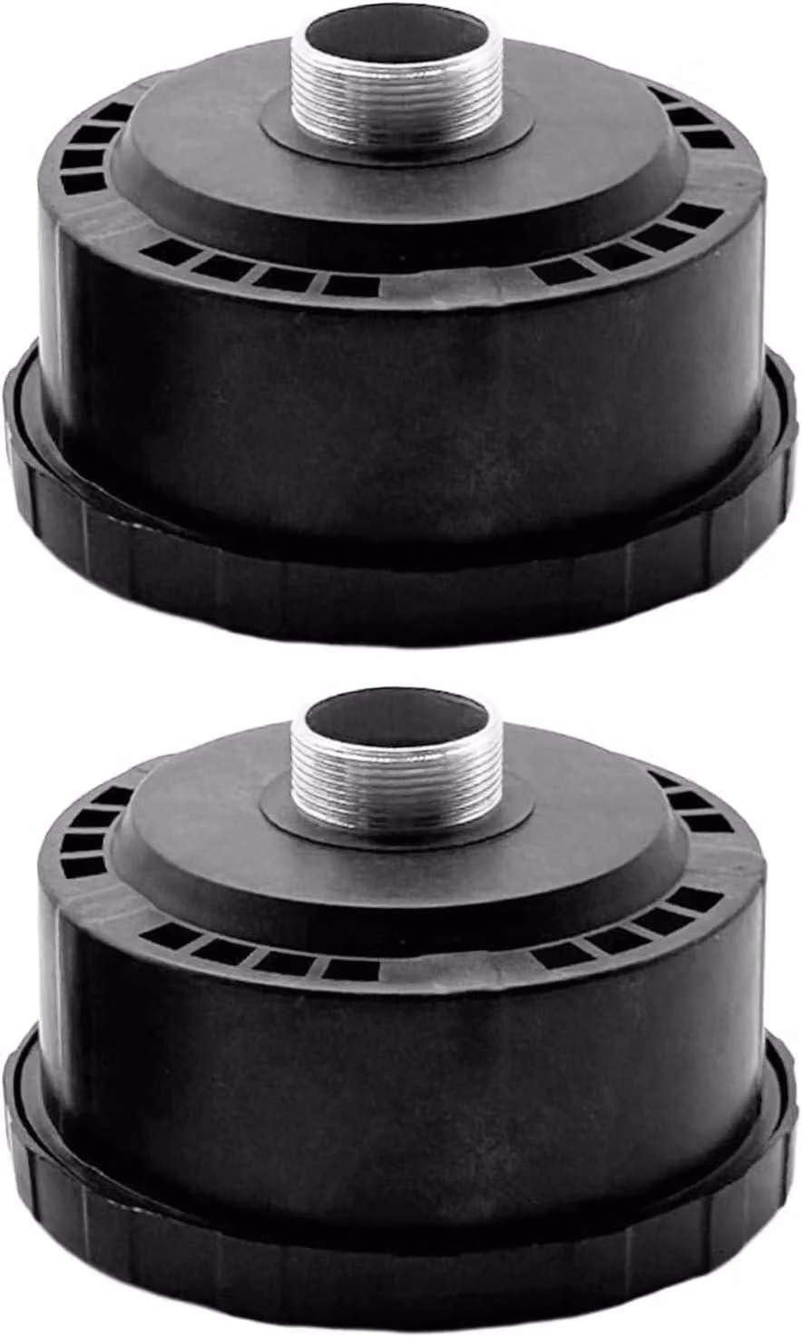 Filtri silenziatori per compressori, 2 pezzi, con filettatura da 25 mm, per compressori