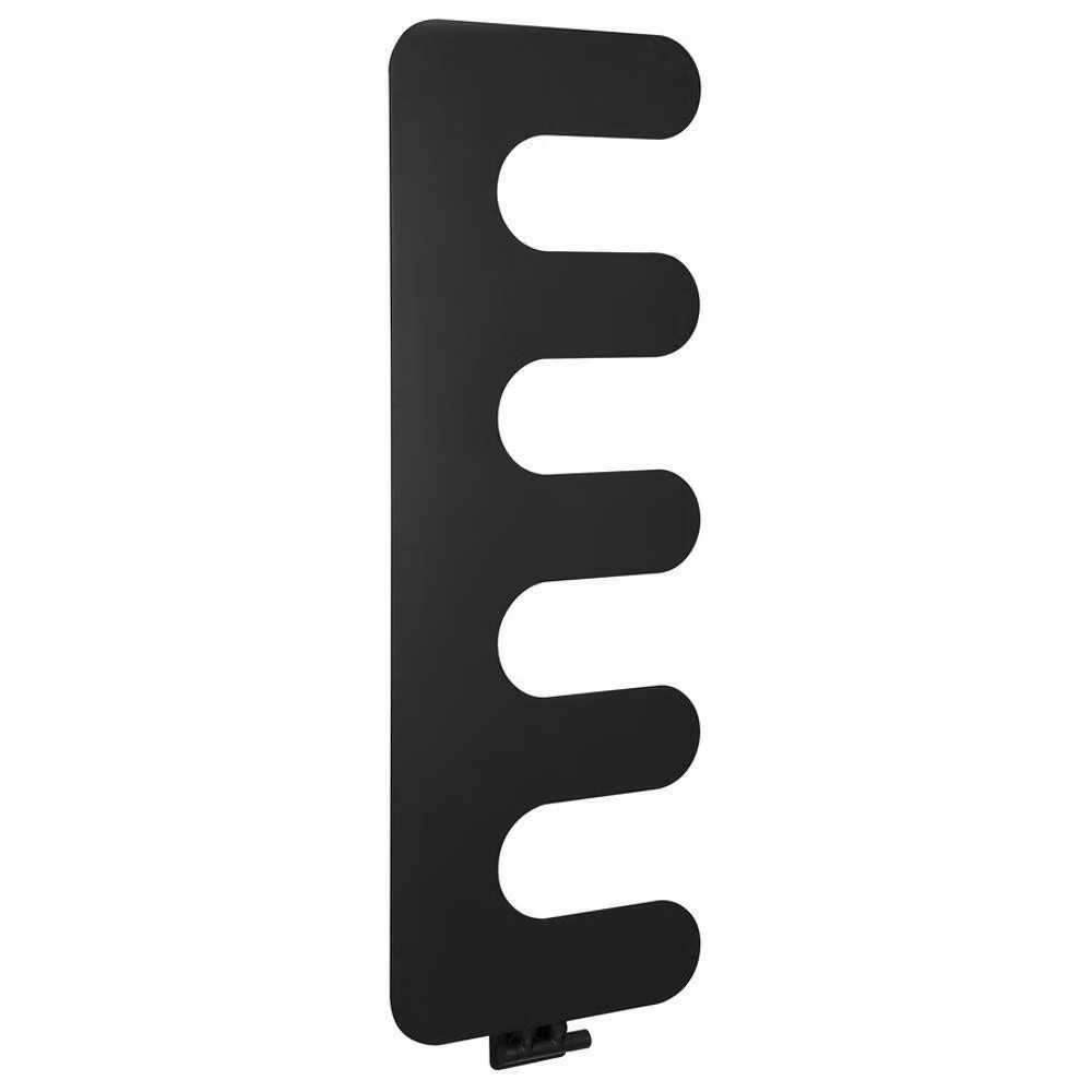 Radiatore da bagno EVOLLA 490x1390 mm, nero opaco
