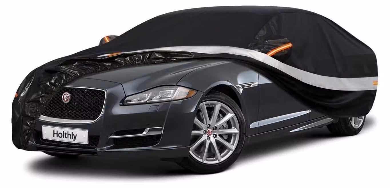 Copertura impermeabile per auto, adatta a Jaguar XJ (1968-2010), con 10 strati, ideale per la copertura completa in garage, protezione dalla polvere e dai raggi UV