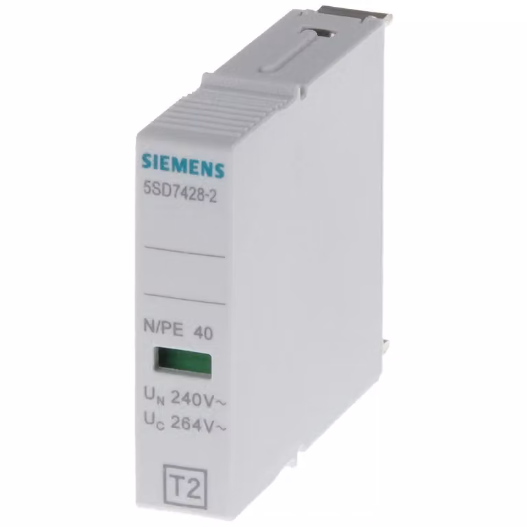 Siemens COMPONENTE A SPINA T2, N-PE, UC 264 V c.a., In 40 kA, SOLO PER 5SD7424-2 (3) 5SD74282