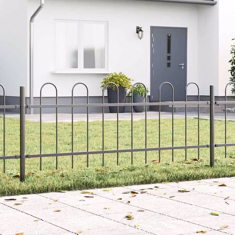Maison Exclusive - Recinzione per giardino BOXTEL, colore grigio