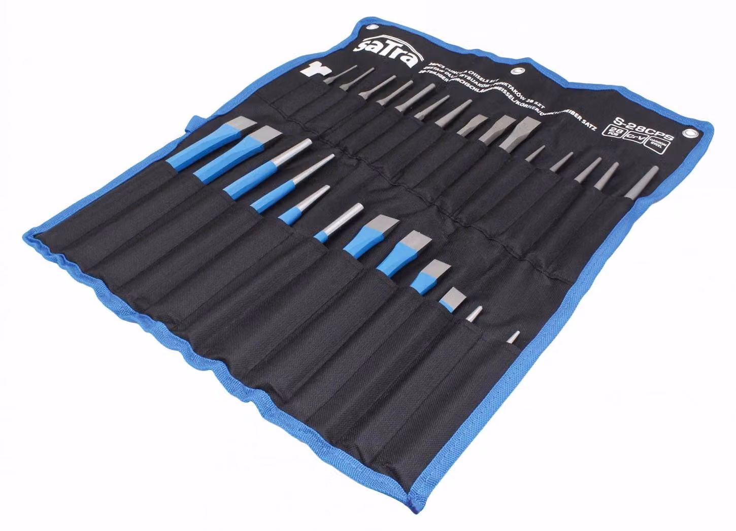 Set-kit punzoni e scalpelli, 28 pezzi
