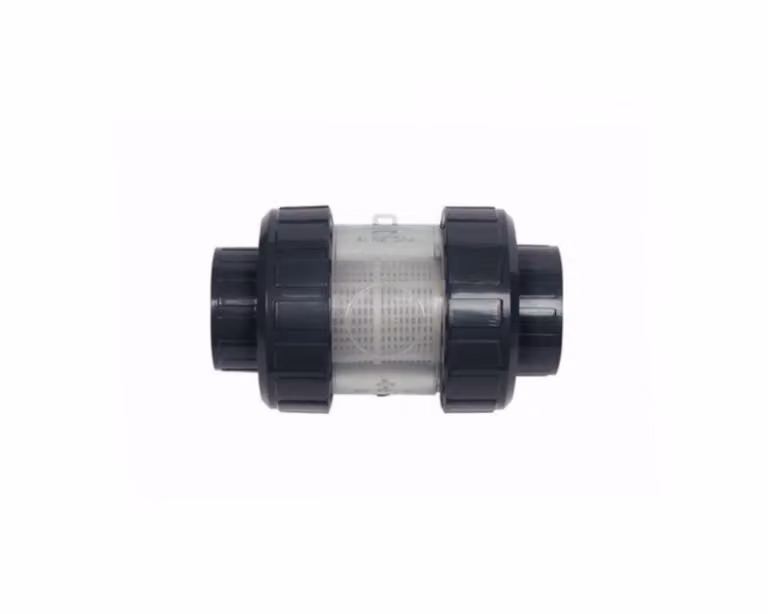 Filtro antisporco in PVC con tubo di setaccio in plastica Ø 50 mm
