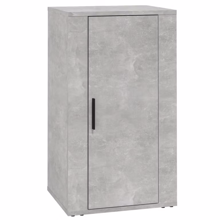 Credenza Grigio Cemento 40x33x70 cm in Legno Multistrato