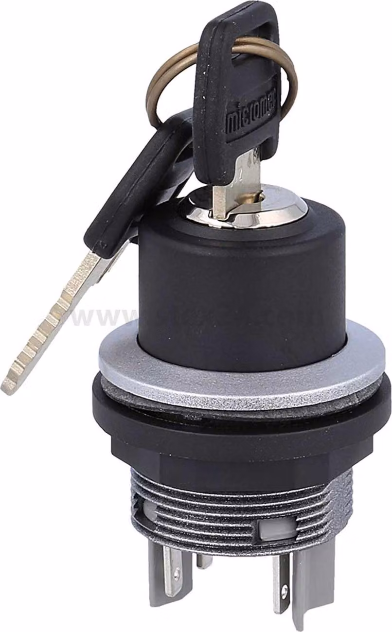 Georg Schlegel Chiave di sicurezza a scatto, 2S rotonda, SHORTRON Connettore piatto 2,8 mm x 0,8 mm - 1 pezzo