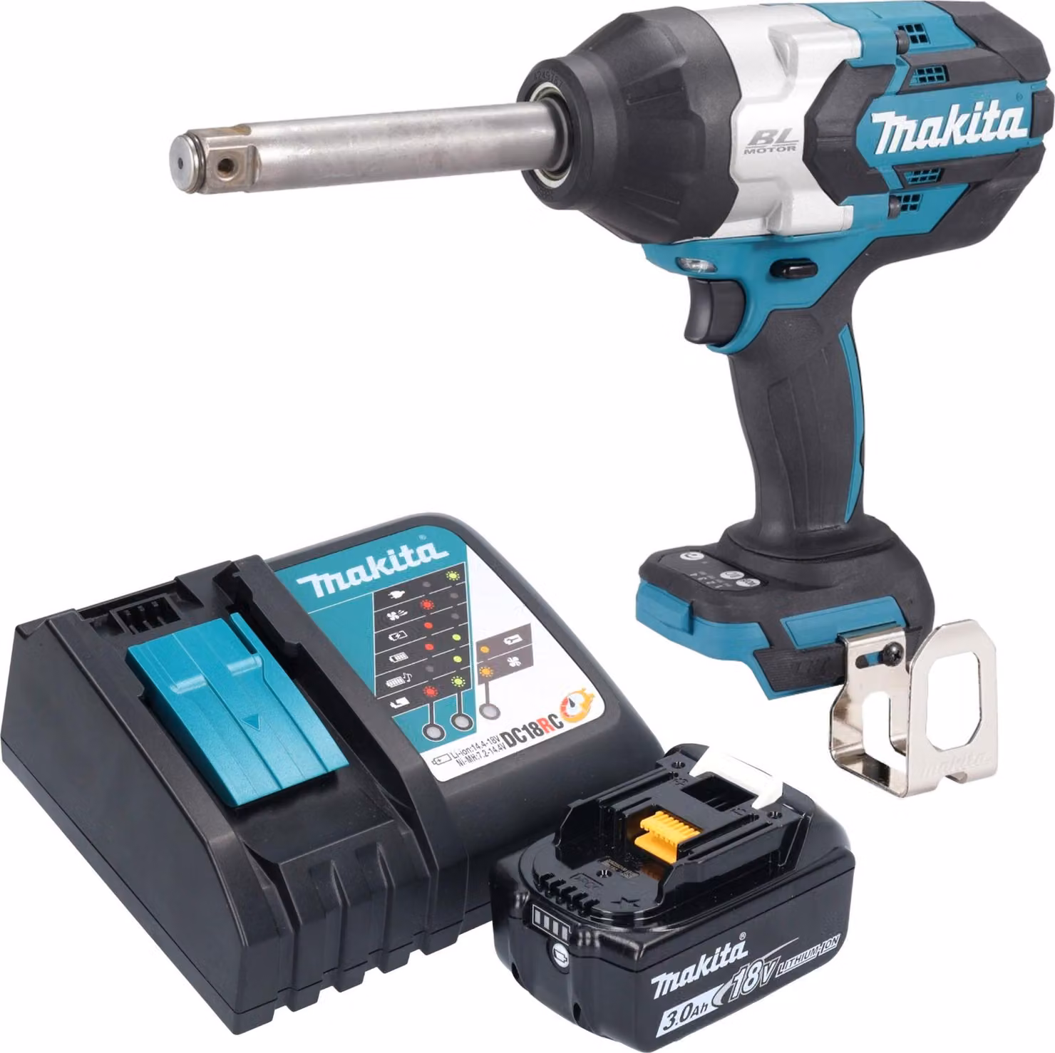 Makita DTW 1005 RF1 Avvitatore a impatto a batteria 18 V 1360 Nm 3/4" Brushless + 1x batteria 3,0 Ah + caricabatteria