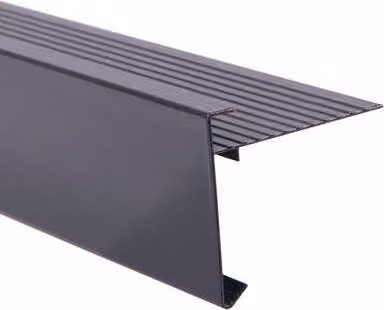 Profilo bordo tetto alluminio antracite diritto 4,5 x 4,5 x 124,5 cm - al pezzo