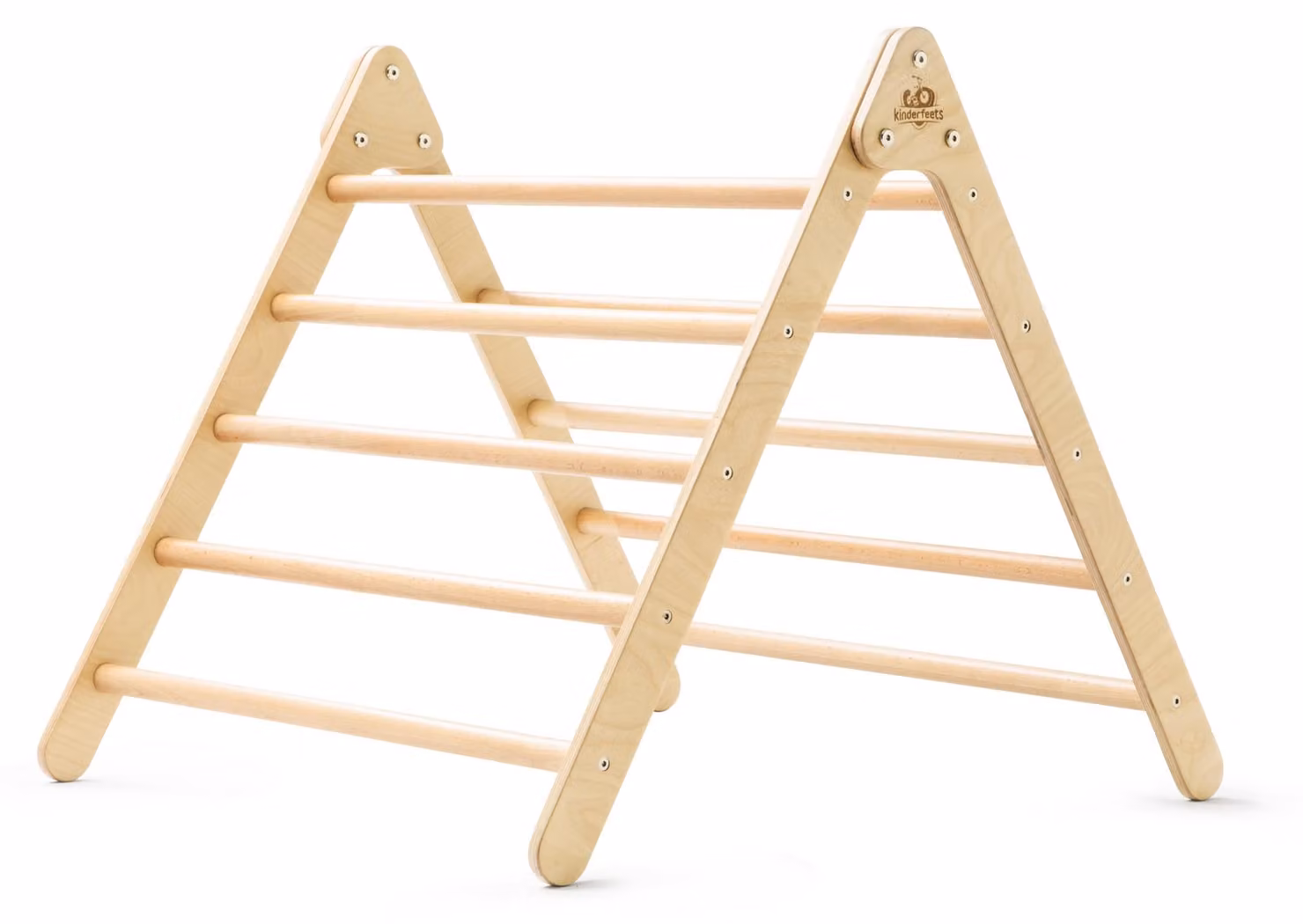 Kinderfeets, struttura a triangolo in legno per arrampicata / struttura per arrampicata a triangolo - Modello medio