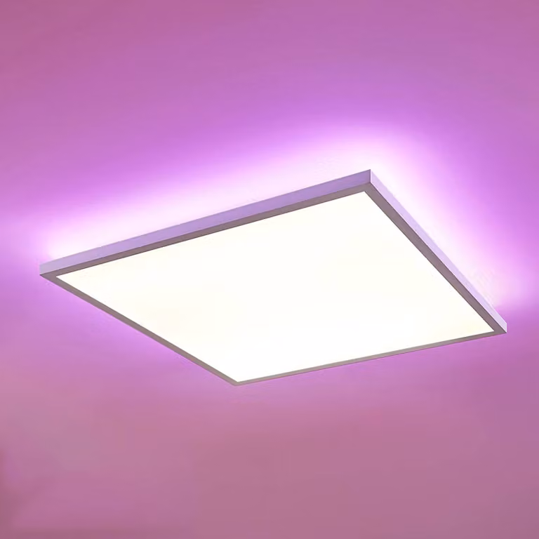 Pannello LED Arcchio Brenda, 60 cx cm, CCT, telecomando Brenda Arcchio, dimmerabile, Bianco / Opale, Soggiorno / Sala da pranzo, Moderno, Pannello LED