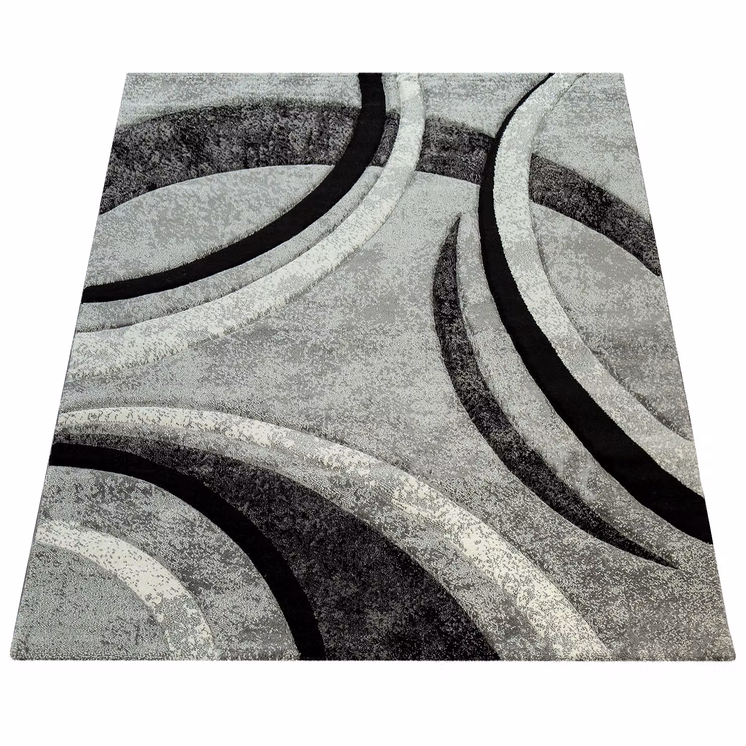 Tappeto moderno Bravo grigio con design astratto L: 300 cm, P: 80 cm – 2